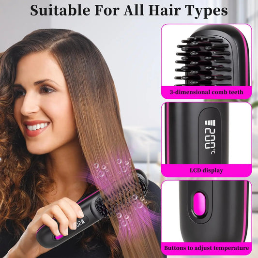 Silkey™ Ionic Hair Straightening Brush