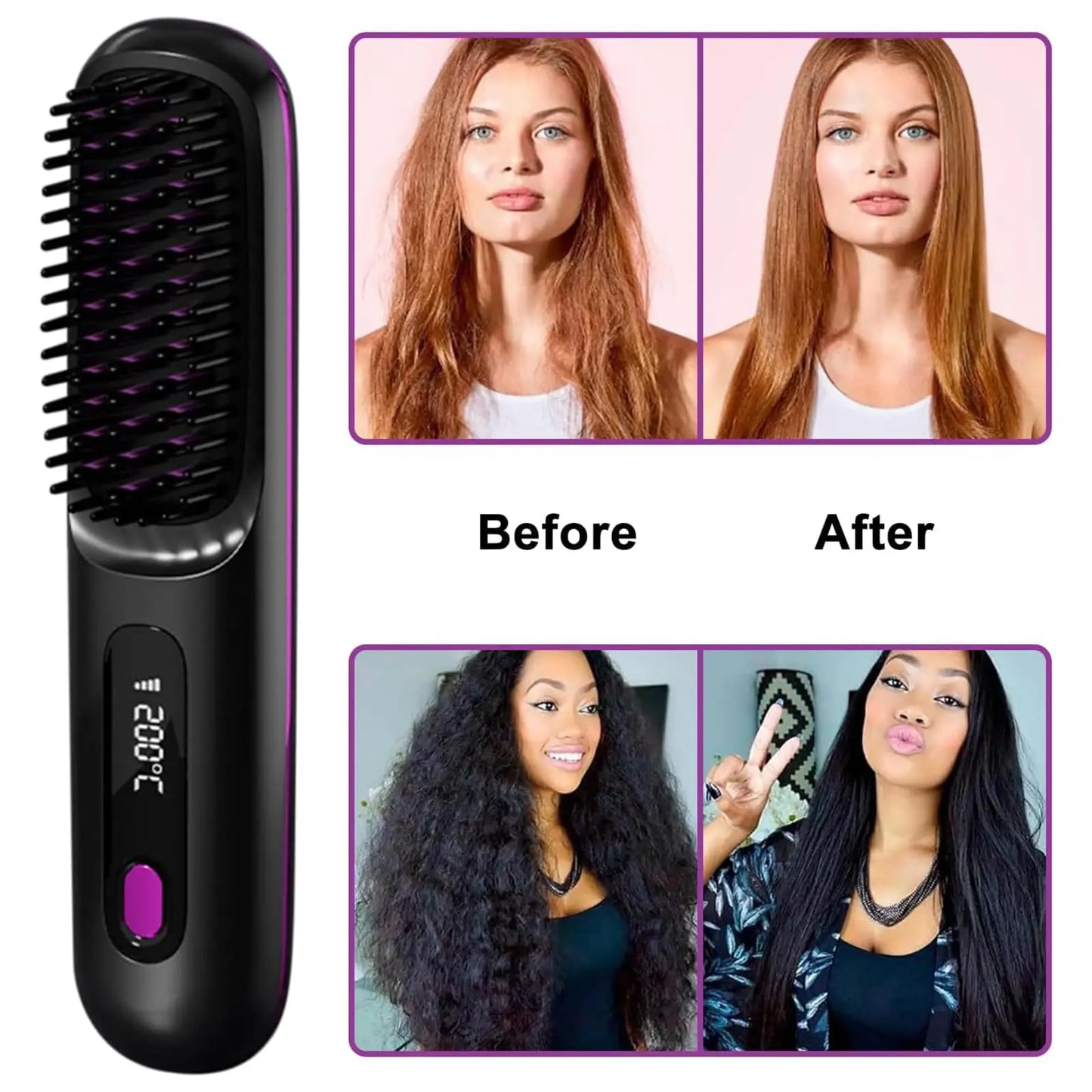 Silkey™ Ionic Hair Straightening Brush